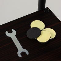 Подставка для цветов Greengo, 8 полок, 36 &times; 23 &times; 136 см, напольная, каркас металл, полки МДФ, чёрная