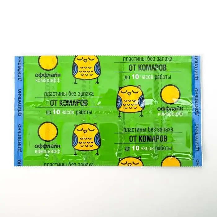 Пластины от комаров &laquo;Оффлайн Комарофф&raquo;, без запаха, 10 шт.