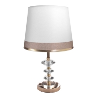 Настольная лампа "Мелита" E27 40Вт золото 26х26х46 см RISALUX Настольная лампа "Мелита" E27 40Вт золото 26х26х46 см RISALUX