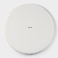 Тарелка фарфоровая с бортиком Magistro &laquo;Церера&raquo;, d=19,5 см, белая