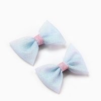 Бант для волос 2 шт, крабики «Яркая звезда», 8 х 12,5 см Бант для волос 2 шт, крабики «Яркая звезда», 8 х 12,5 см