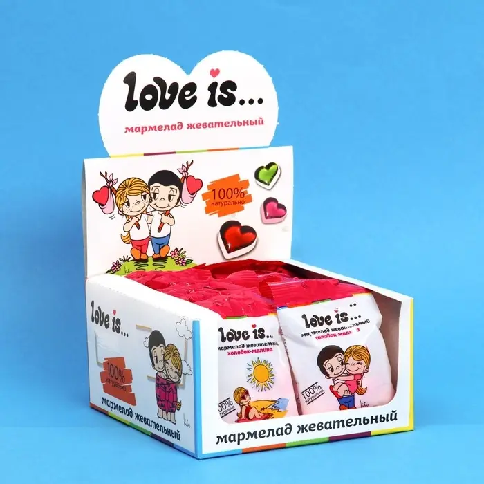 Мармелад Love Is &laquo;ЖуйМиксик&raquo;, холодок-малина, 25 г