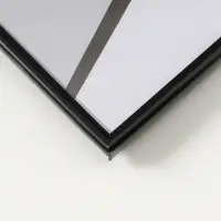 Фоторамка металл на 1 фото 15х20 см "Классик" чёрная 1,5х15,8х20,8 см