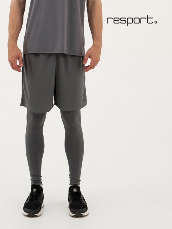 Шорты мужские Resport, р. 52, цвет серый, базовые Шорты мужские Resport, р. 52, цвет серый, базовые