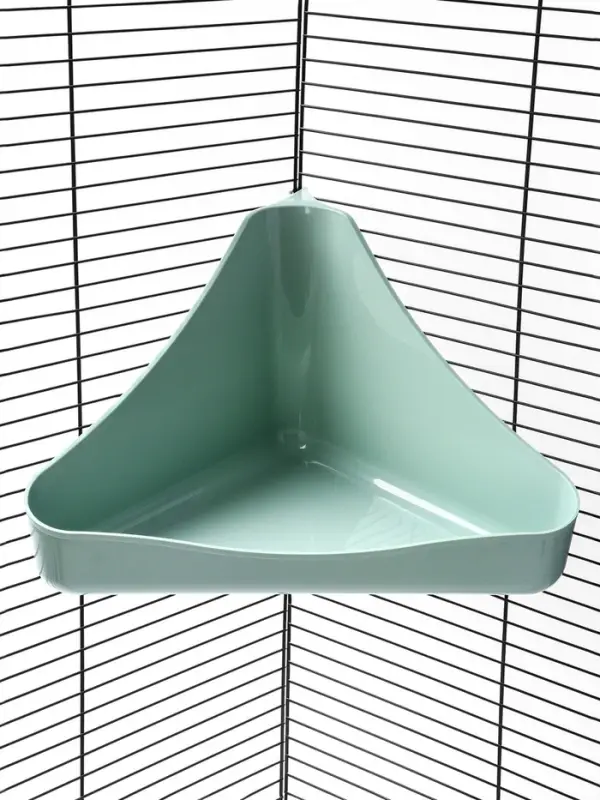 Туалет угловой для грызунов 33 х 19 х 18 см, микс цветов