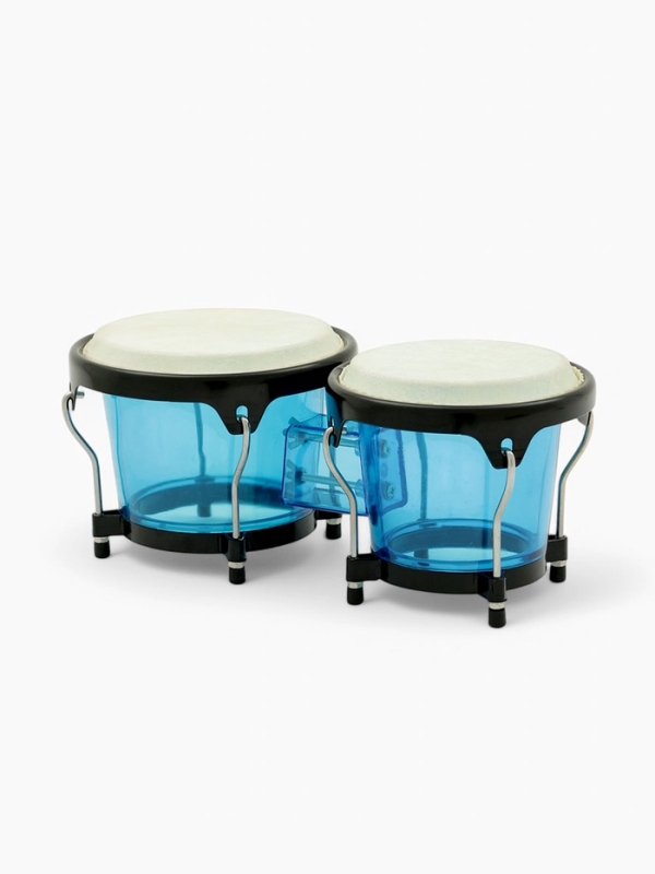 Барабан Бонго Music Life 6 х 7 дюймов, пластиковый, синий