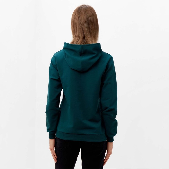Толстовка женская, цвет изумрудный, размер 48 Толстовка женская, цвет изумрудный, размер 48