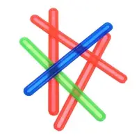 Счетные палочки 50 штук в пенале Calligrata, МИКС