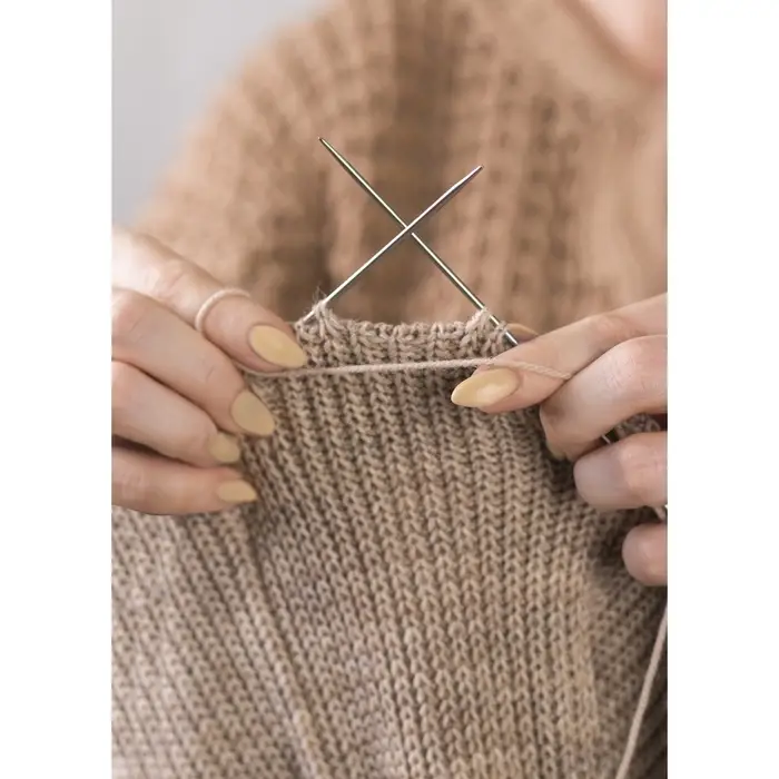 Спицы для вязания, прямые, d=3 мм, 35 см, 2 шт.