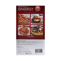 Вафельница электрическая ENERGY EN-223, 1000 Вт, венские вафли, антипригарное покрытие Вафельница электрическая ENERGY EN-223, 1000 Вт, венские вафли, антипригарное покрытие