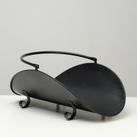 Дровница 49*30см, цвет чёрный Дровница 49*30см, цвет чёрный