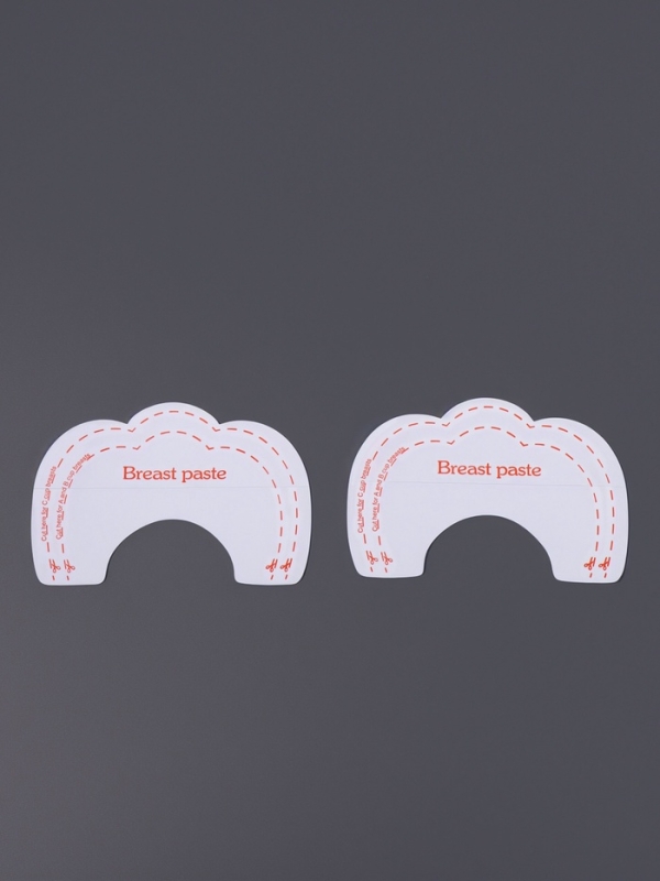 Стикеры для поддержки груди (наб 5пар цена за наб) 12*8см на кл основе бел ОТ