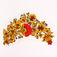 Термотрансфер &laquo;Хохлома цветы&raquo;, 31 х 22,5 см, набор 10 шт.