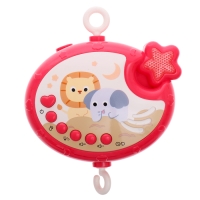 Музыкальный мобиль &laquo;Волшебные сны&raquo;, русская озвучка, проекция, цвет розовый