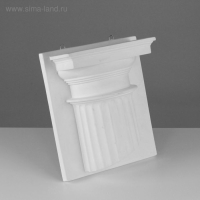 Гипсовая фигура Полукапитель: Дорическая, 25 х 30 х 14 см Гипсовая фигура Полукапитель: Дорическая, 25 х 30 х 14 см