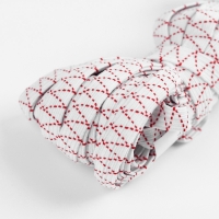 Резинка бельевая, 8 мм, 10 &plusmn; 1 м, цвет белый с нитями, цена за 1 штуку