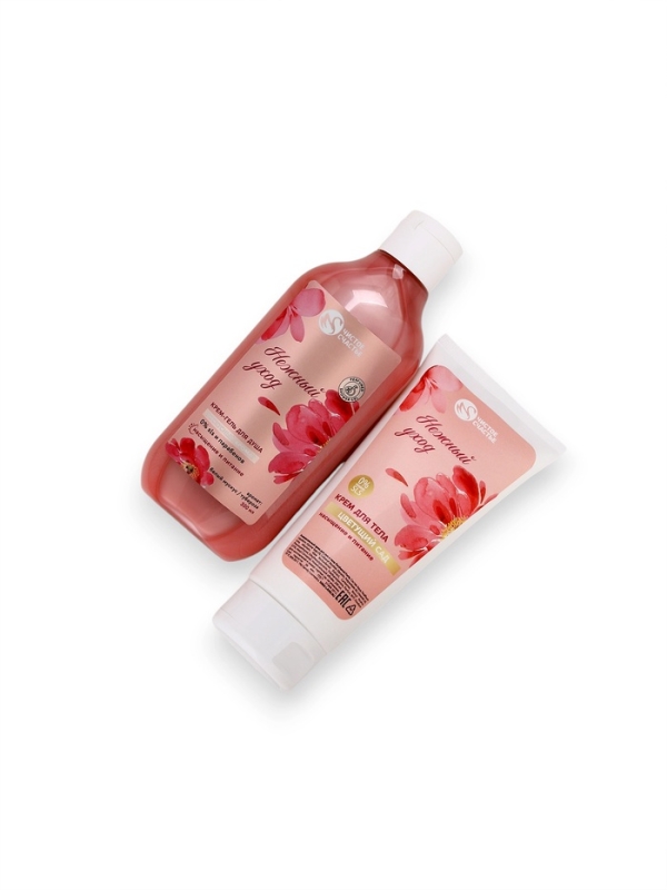 Подарочный набор "Насыщение и питание", гель для душа,300 мл и крем для тела,200 мл