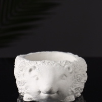 Фигурное кашпо "Ёжик" 15х11х5 см