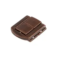 Замок-защелка на ящик ZM01, 2.5&times;2 см, цвет медь