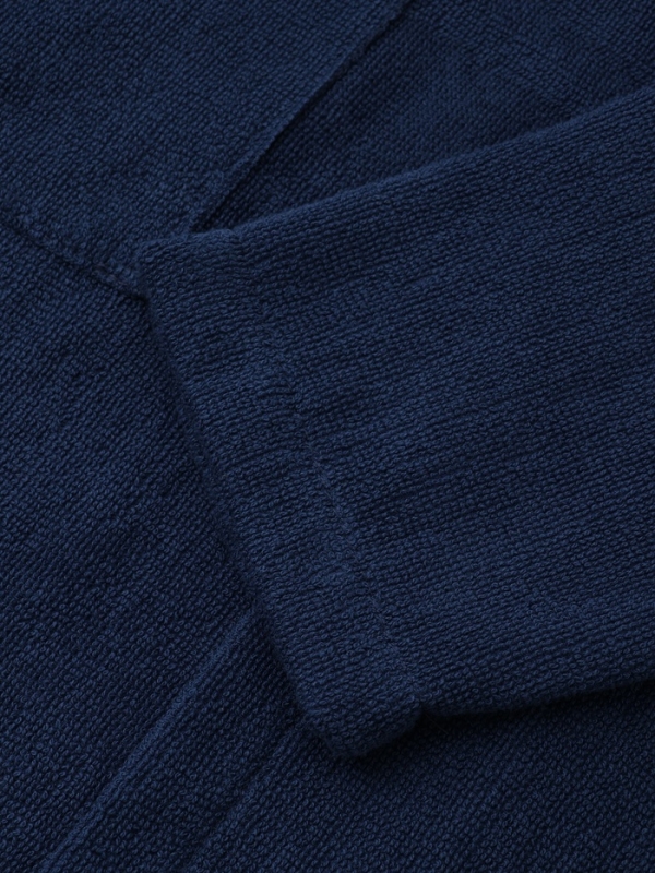 Халат детский Экономь и Я, цв. тёмно-синий, р-р 34, 100% хл, 340 г/м2