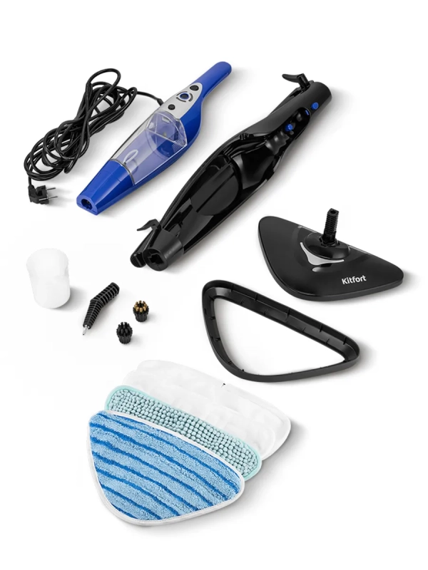 Паровая швабра "2 в 1" с насадками КТ-1089 - 1500 Вт