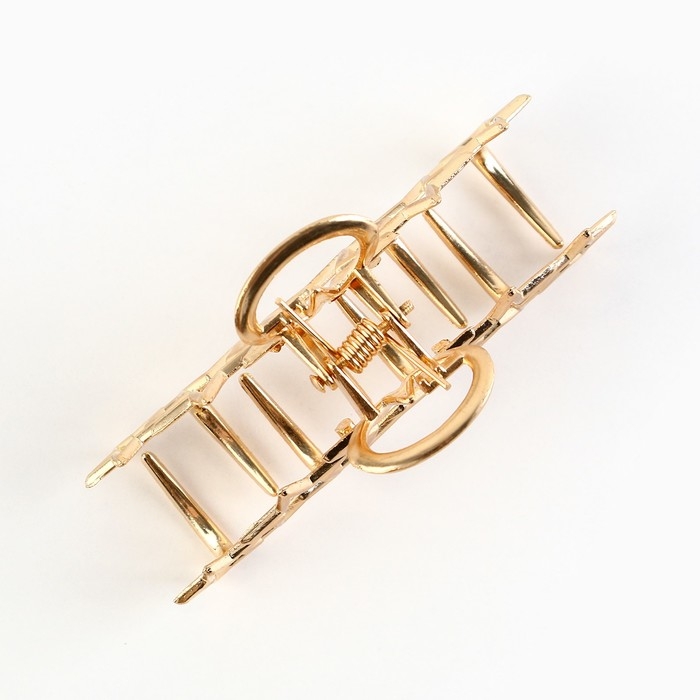 Краб для волос со звёздами &laquo;Сияй&raquo;, 7 х 2.5 х 2 см