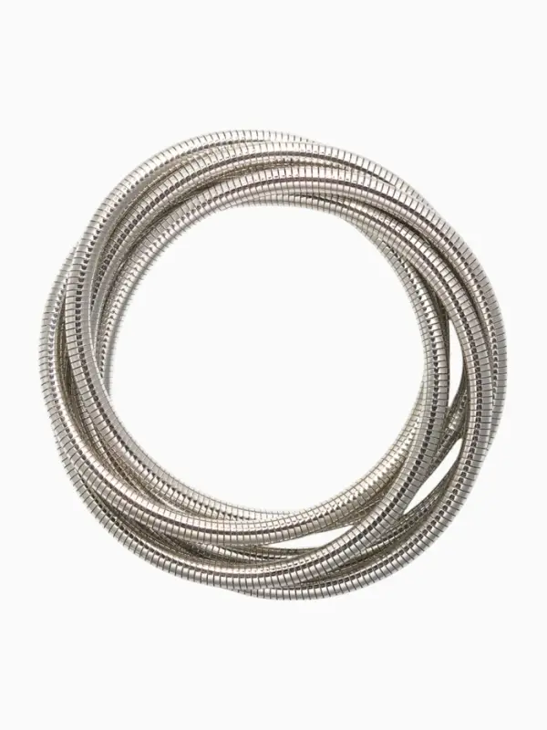 Браслет металл &laquo;Обруч&raquo; трансформируется в кулон, цвет серебро