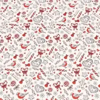 Бумага упаковочная глянцевая &laquo;Рождество&raquo;, двусторонняя, 70&times;100 см