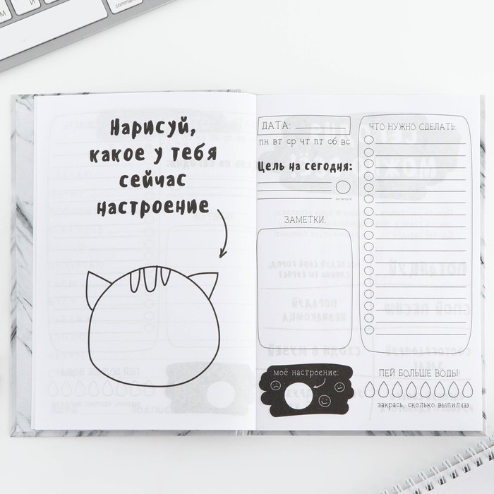 Ежедневник творческого человека с заданиями А5, 120 л. В твердой обложке &laquo;365 идей и планов&raquo;