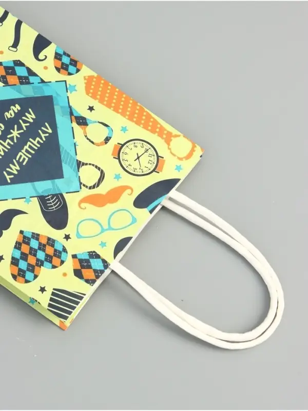 Пакет подарочный крафт &laquo;Лучшему мужчине!&raquo; 12&times;6&times;16 см