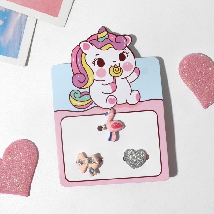 Набор колец детских (3 шт.) &laquo;Выбражулька&raquo;, милый, цветной