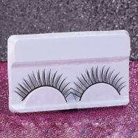 Ресницы накладные &laquo;Натурель&raquo;, 12 мм, без клея, цвет чёрный