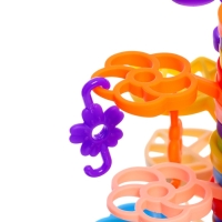 Конструктор развивающий &laquo;Листочки&raquo;, с заданиями, 42 детали