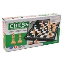 Шахматы 26 х 26 см, король h-4.6 см, d-1.9 см, доска и фигуры пластик