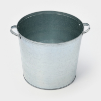 Бак для белья оцинкованный, 32 л, с решёткой, ГОСТ