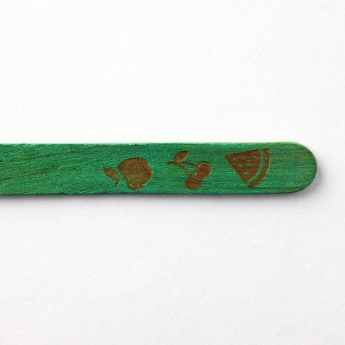 Палочки для мороженого деревянные &laquo;Фрукты&raquo;, набор 50 шт, 11.4 х 1 см