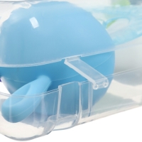 Набор прорезывателей силиконовых &laquo;Мой Зайка&raquo;, с погремушкой, 3 шт., на присоске, в кейсе, Крошка Я