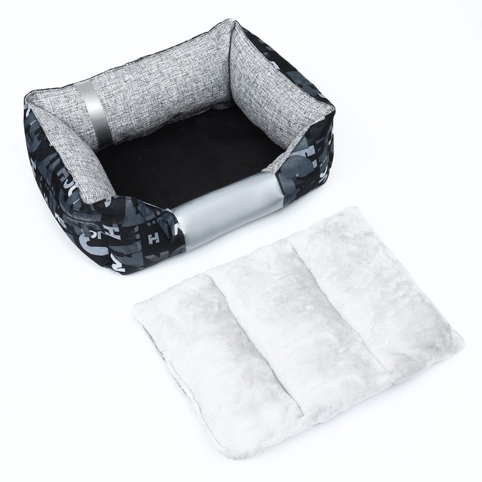 Лежанка  "Аватар", с маркером, 46 х 36 х 20 см микс цветов