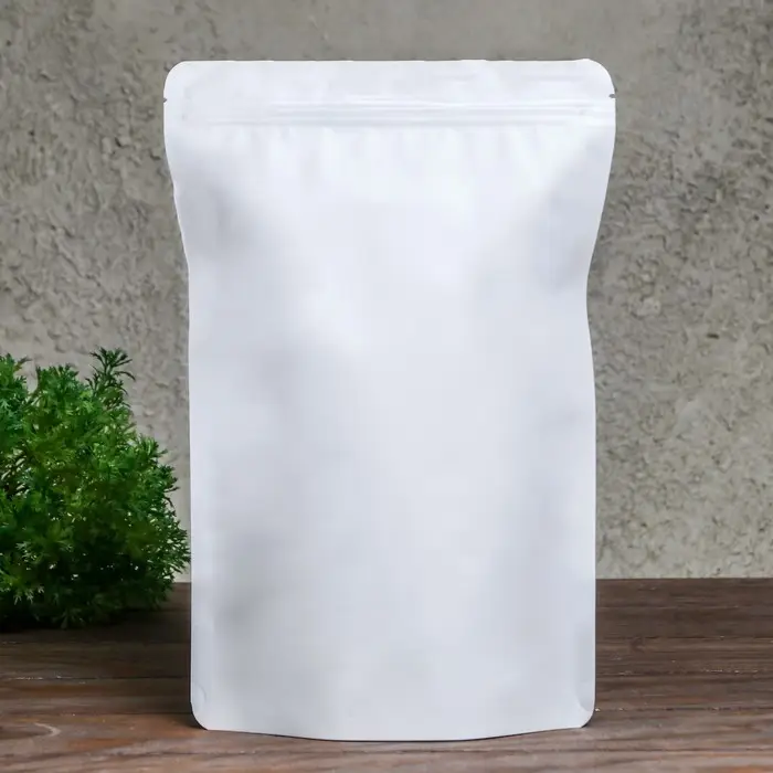 Пакет дой-пак, матовый, белый, 20&times;30&times;5 см