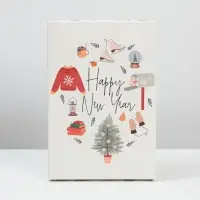 Коробка подарочная новогодняя складная &laquo;Хюгге&raquo;, 30 х 20 х 9 см, Новый год