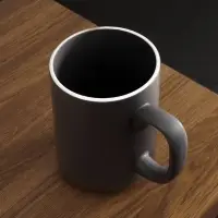 Кружка Mugful, темно-серая (графитовая)