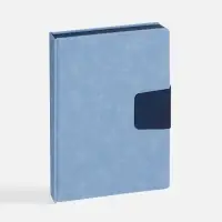 Ежедневник Grande Strap на заказ, датированный, голубой