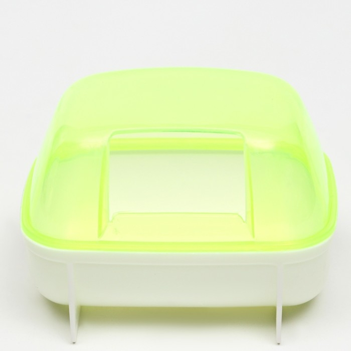 Туалет-домик для грызунов малый, 10 х 7 х 6,8 см, жёлтый Туалет-домик для грызунов малый, 10 х 7 х 6,8 см, жёлтый