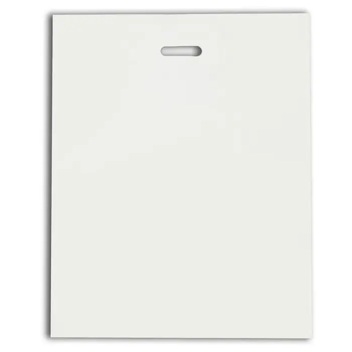 Пакет полиэтиленовый с вырубной ручкой, белый 40-50 См, 60 мкм