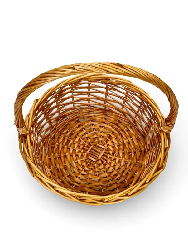 Набор корзин 3 шт 44х44х16, 37х37х14, 31х31х12 см руска 17/15/13см  лоза натур