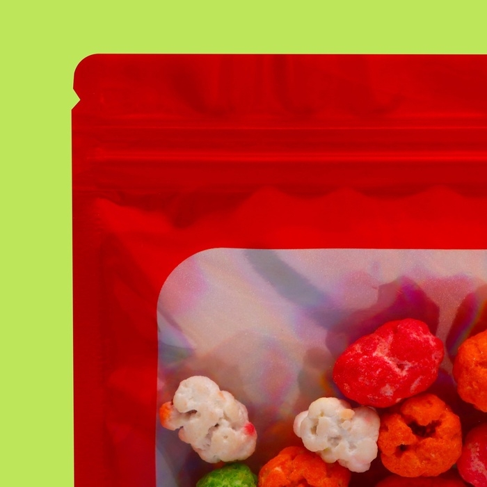 Пакет Зип-лок с окном, с еврослотом, огонь, 16 х 24 см  набор 20шт    10664547