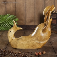 Подставка под бутылку &laquo;Классическая уточка&raquo;, 37&times;28&times;13 см, дерево