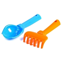 Набор игрушек: совок, грабельки, для детей, цвета МИКС