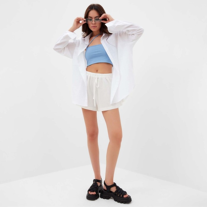 Топ женский на бретелях MIST, р. 44-46, голубой