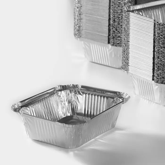 Форма из фольги для выпечки и запекания Доляна, 430 мл, 14&times;11,5&times;4,5 см